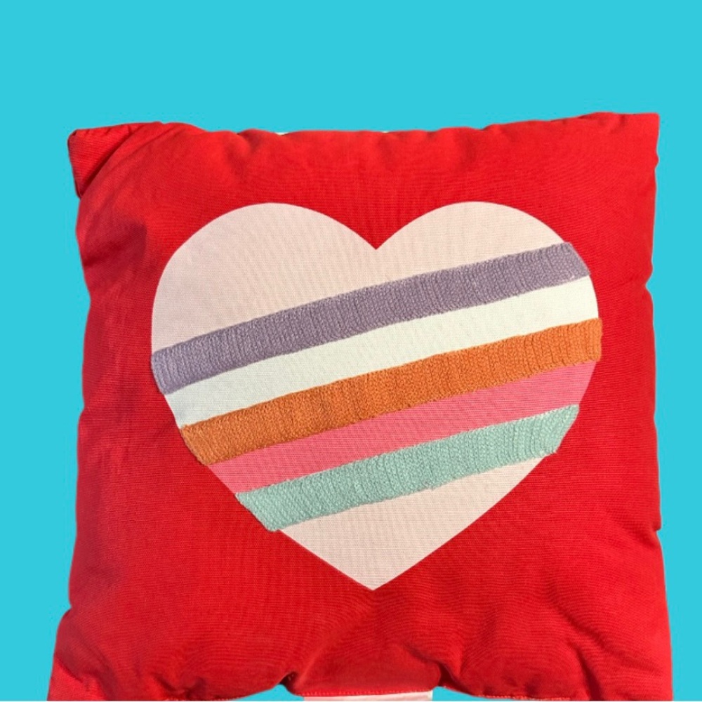Heart Design Decorative Pillow